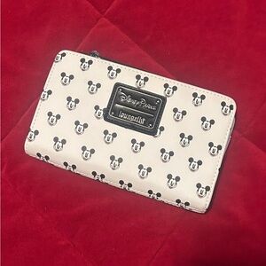 Loungefly Disney Parks Mickey Mouse Wallet - Black and White